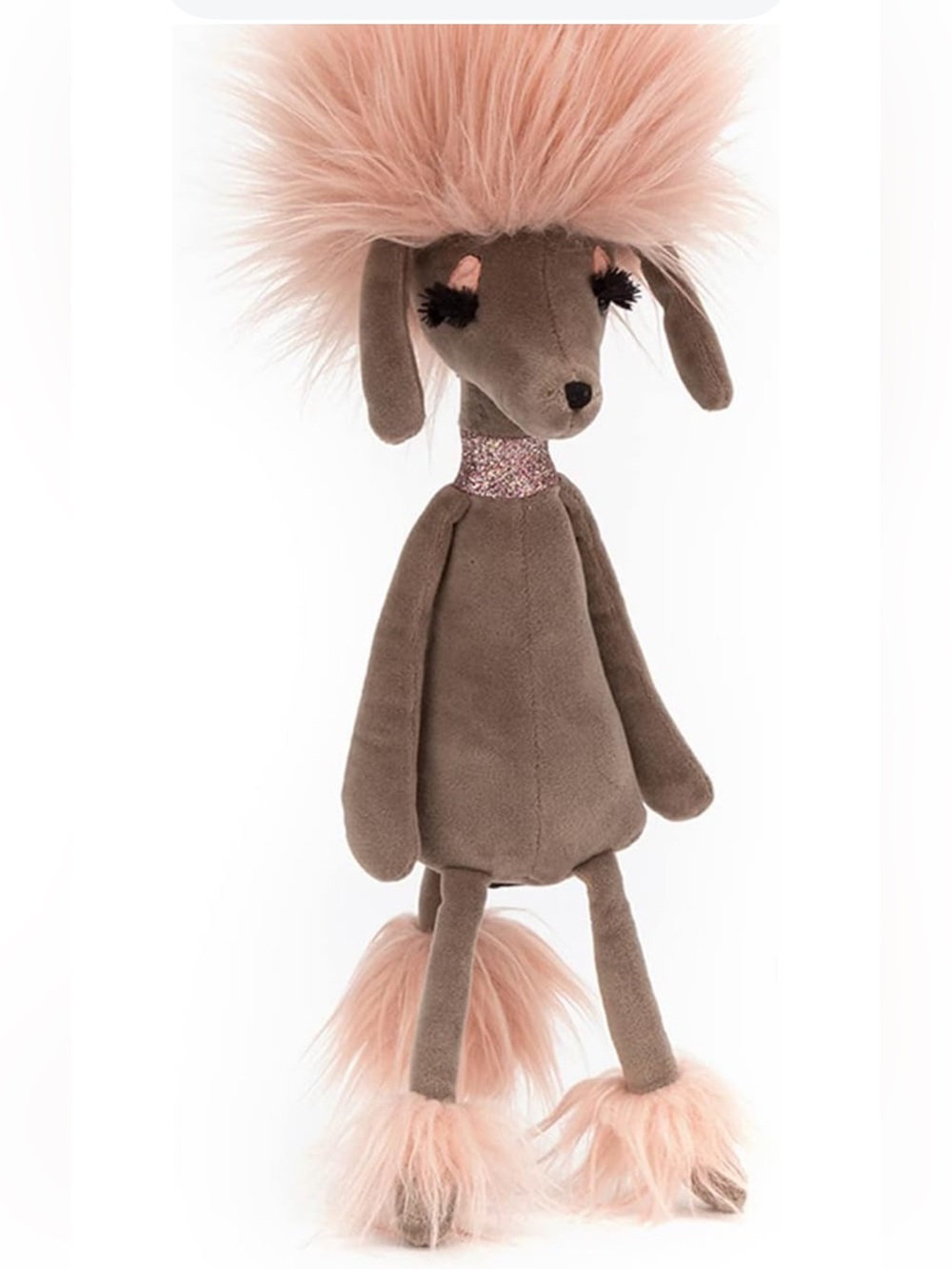 NWT- Jellycat Swellgante Poodle Plush Retired With Tags 13"
